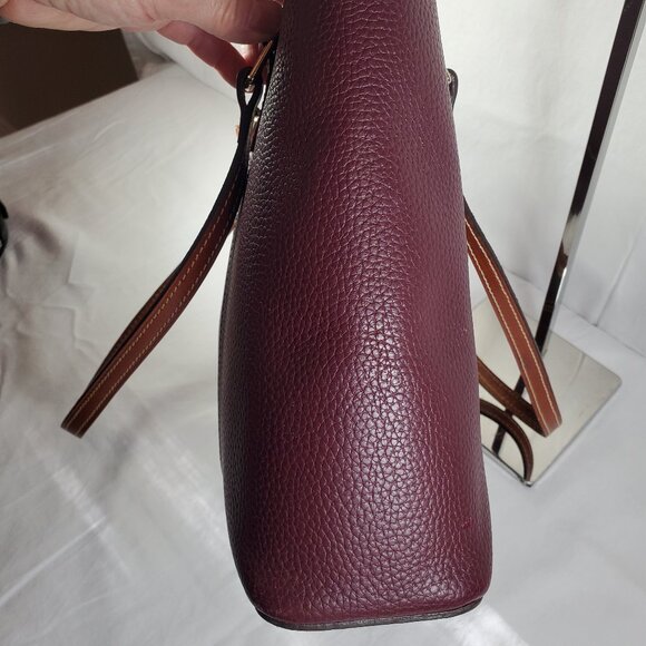 Dooney & Bourke Small Lexington in Burgundy - Picture 5 of 10